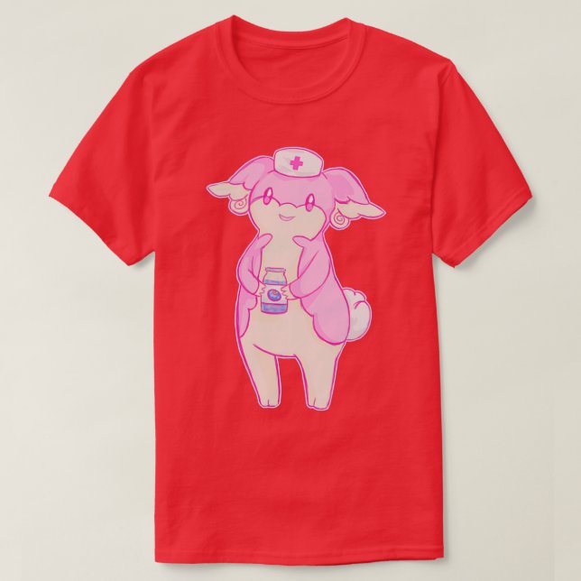 Nurse Audino T-Shirt (Design Front)
