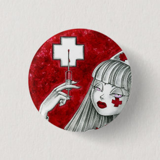 Nurse Auntie Emma 3 Cm Round Badge