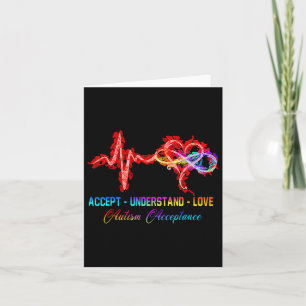 Nurse Autism Accept Understand Love Autism Awarene Card