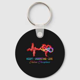 Nurse Autism Accept Understand Love Autism Awarene Key Ring
