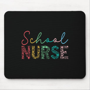 Nurse Back To School Nurse Elements Graphic Mouse Pad