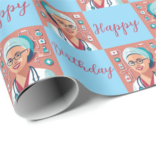 Nurse Birthday Gift Wrap