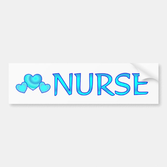 Nurse Bumper Sticker (Front)