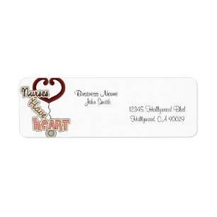 Nurse Business Address Label