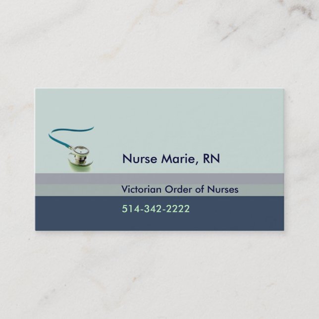 Nurse Business Card (Front)