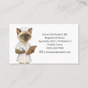 Nurse business card