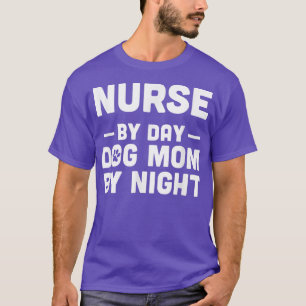 Nurse By Day Cat Mom By Night 2124 T-Shirt