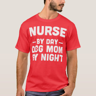 Nurse By Day Cat Mum By Night T-Shirt