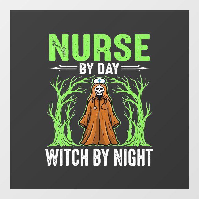 Nurse By Day Witch By Night Halloween Design_1 (Sheet)