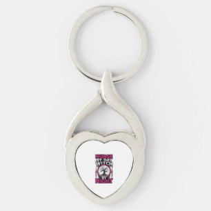 Nurse By Day Witch By Night Halloween Shirt Design Key Ring