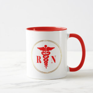 Nurse Caduceus Symbol Mug