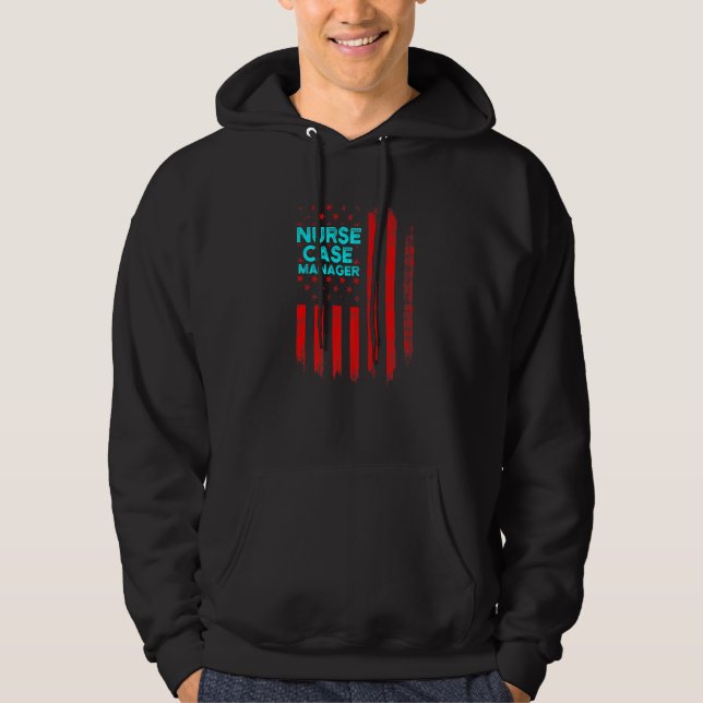 Nurse Case Manager RN Management     5 Hoodie (Front)