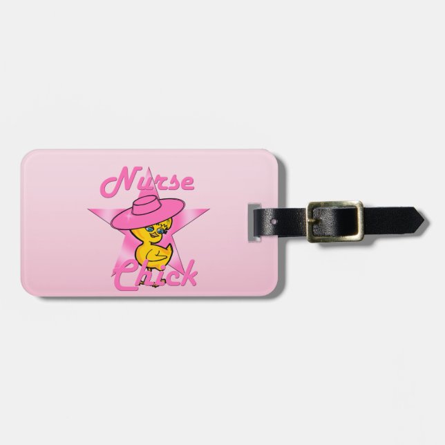 Nurse Chick #8 Luggage Tag (Front Horizontal)