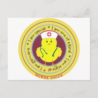 Nurse Chick Postcard