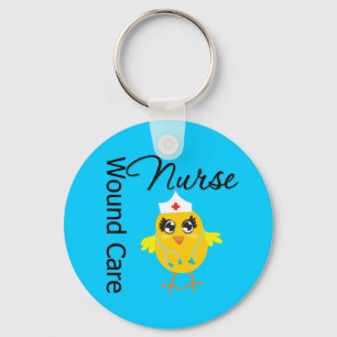 Nurse Chick v1 Wound Care Nurse Key Ring