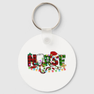 Nurse Christmas 1 Key Ring