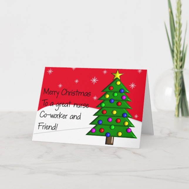 Nurse Christmas Card (Front)