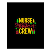 Nurse Christmas Crew Digital Art Design