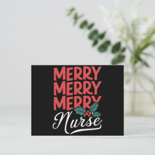 Nurse Christmas Merry Nurse Nursing Gifts Holiday
