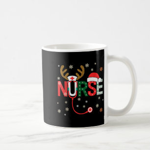 Nurse Christmas Stethoscope Nurses Xmas  Coffee Mug