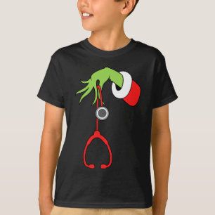 Nurse Christmas Stethoscope Nurses Xmas Pyjamas Pj T-Shirt