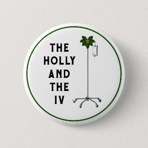 Nurse Christmas Stocking Stuffers 6 Cm Round Badge