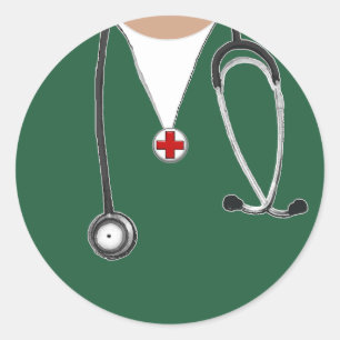 Nurse Classic Round Sticker