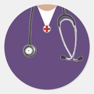 Nurse Classic Round Sticker