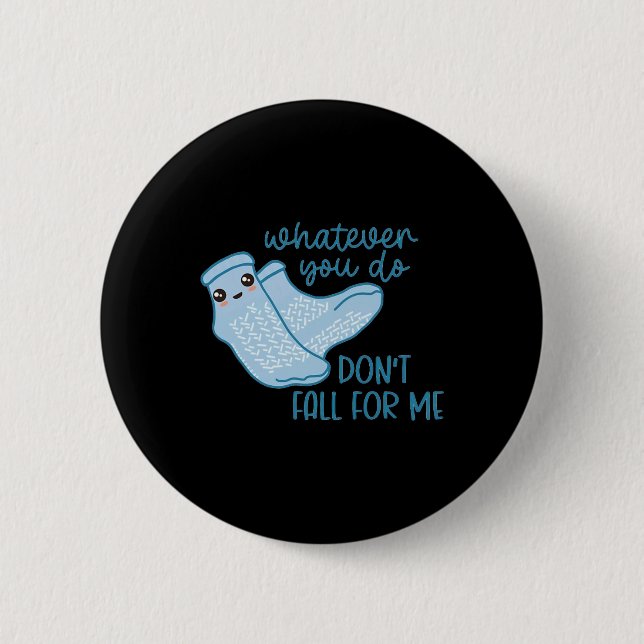 Nurse CNA Fall Risk Healthcare Worker Patient Tran 6 Cm Round Badge (Front)