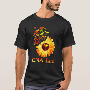 Nurse Cna Life Sunflower Cute Nurse T-Shirt