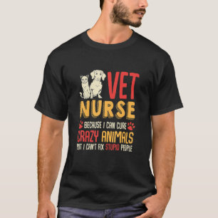 Nurse Cute Dog Sloth Rabbit Horse Fish Turtle Pet T-Shirt