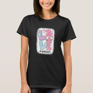 Nurse Cute Gnome Bunny Love Easter Day Christians T-Shirt