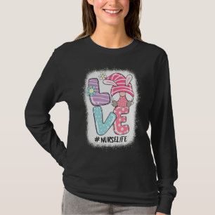 Nurse Cute Gnome Bunny Love Easter Day Christians T-Shirt