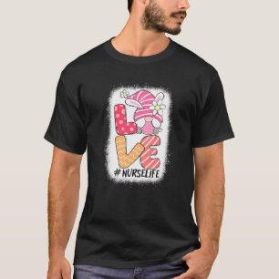Nurse Cute Gnome Bunny Love Easter Day Christians T-Shirt