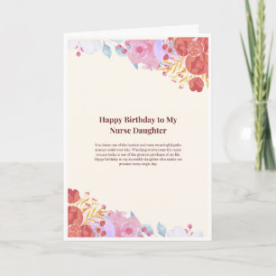 Nurse Daughter Birthday Card — Happy Birthday