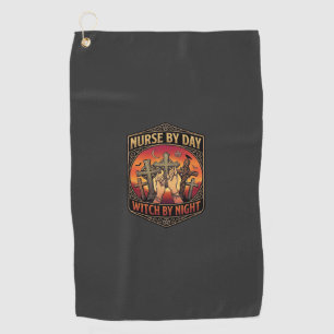 Nurse Day Witch Night Cross Hands Halloween_1 Golf Towel