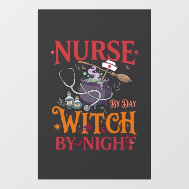Nurse Day Witch Night Halloween Cauldron Stethosco (Sheet)