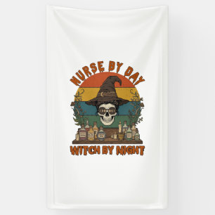 Nurse Day Witch Night Halloween Skull Potions_1 Banner