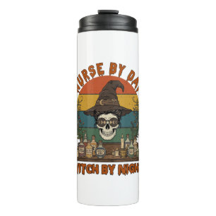 Nurse Day Witch Night Halloween Skull Potions_1 Thermal Tumbler
