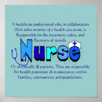 "Nurse" Definition Art--Ready for Framing