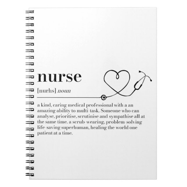 Nurse Definition Notebook (Front)