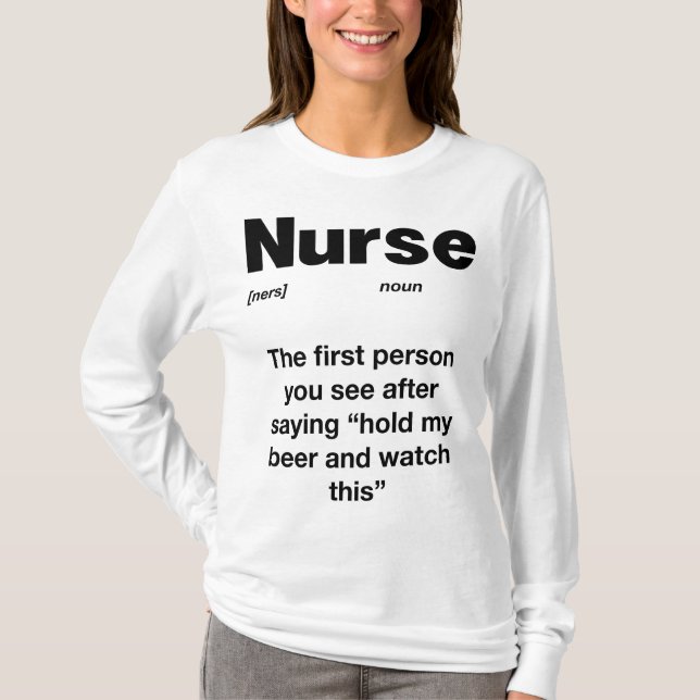 Nurse Definition T-Shirt (Front)