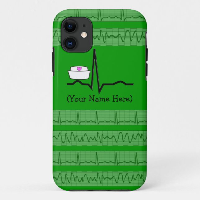 Nurse Design iPhone 5 Barely There Case Green (Back)
