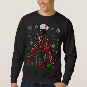 Nurse Doctor Christmas Tree Stethoscope Medical Me Sweatshirt