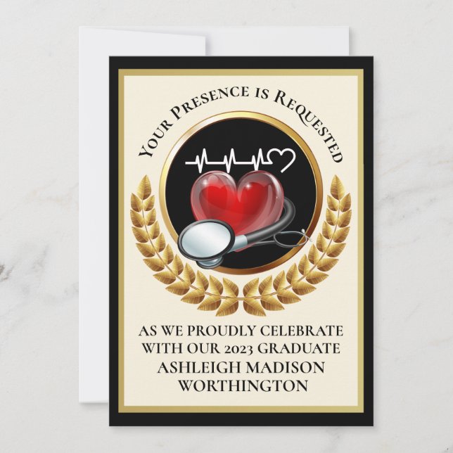 Nurse / Doctor Graduation Invitation (Front)