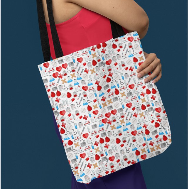 Nurse Doctor Health Care Profession Tote Bag (Creator Uploaded)