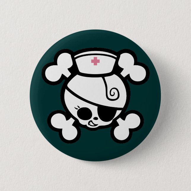 Nurse Dolly 6 Cm Round Badge (Front)
