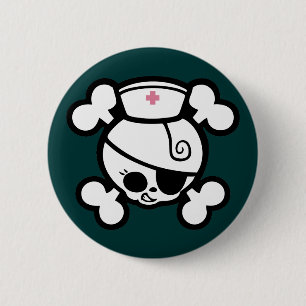 Nurse Dolly 6 Cm Round Badge