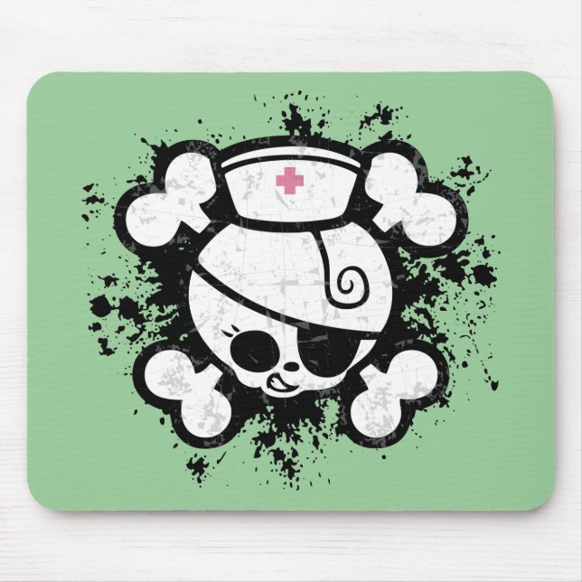 Nurse Dolly Splat Mouse Pad (Front)