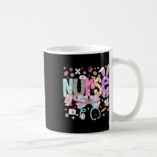 Nurse Easter Day Cute Coquette Stethoscope Nursing Coffee Mug